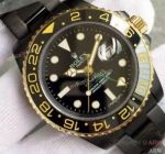 NEW UPGRADED Swiss Replica Rolex Pro-Hunter GMT-Master II watch 2-Tone Black PVD